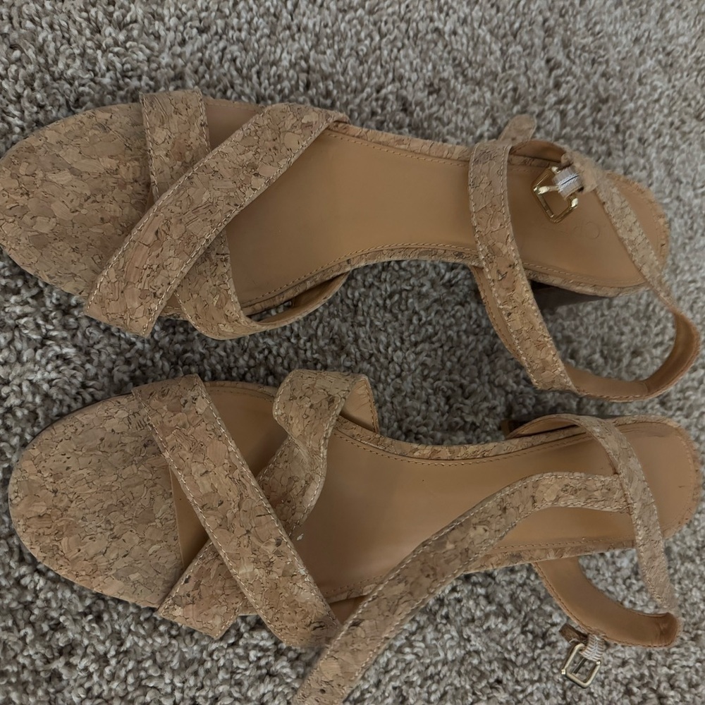 J. Crew Tan Strappy Sandals, Sz 12